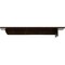 Ekena Millwork Heaton Hidden Support Steel Bracket w/ 10" Support Depth, Antiqued Bronze 3"W x 14"D x 2"H BKTM03X14X02HEABZ - alternate 3